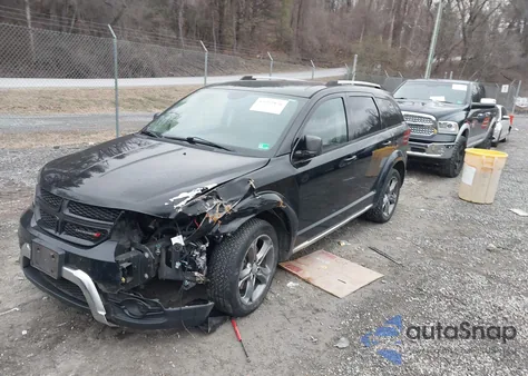 2017 Dodge Journey Crossroad Plus Awd from USA, damaged, VIN 3C4PDDGG3HT658875
